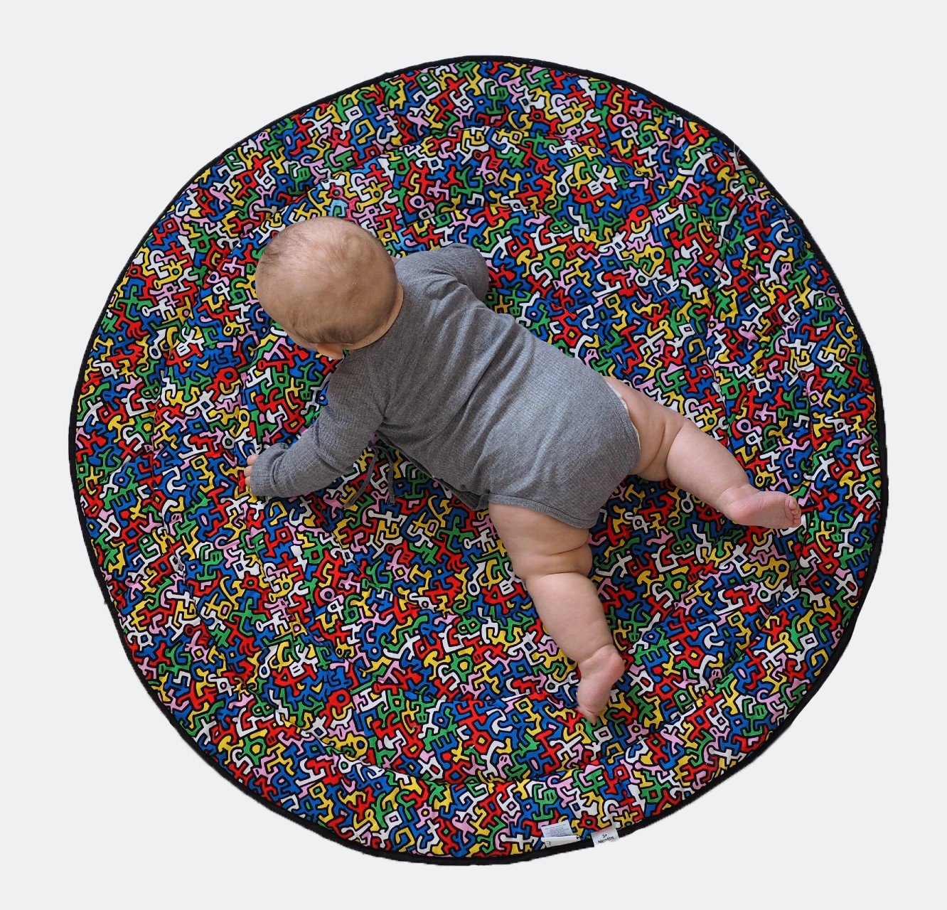 Etta Loves x Keith Haring Sensory Reversible Baby Playmat