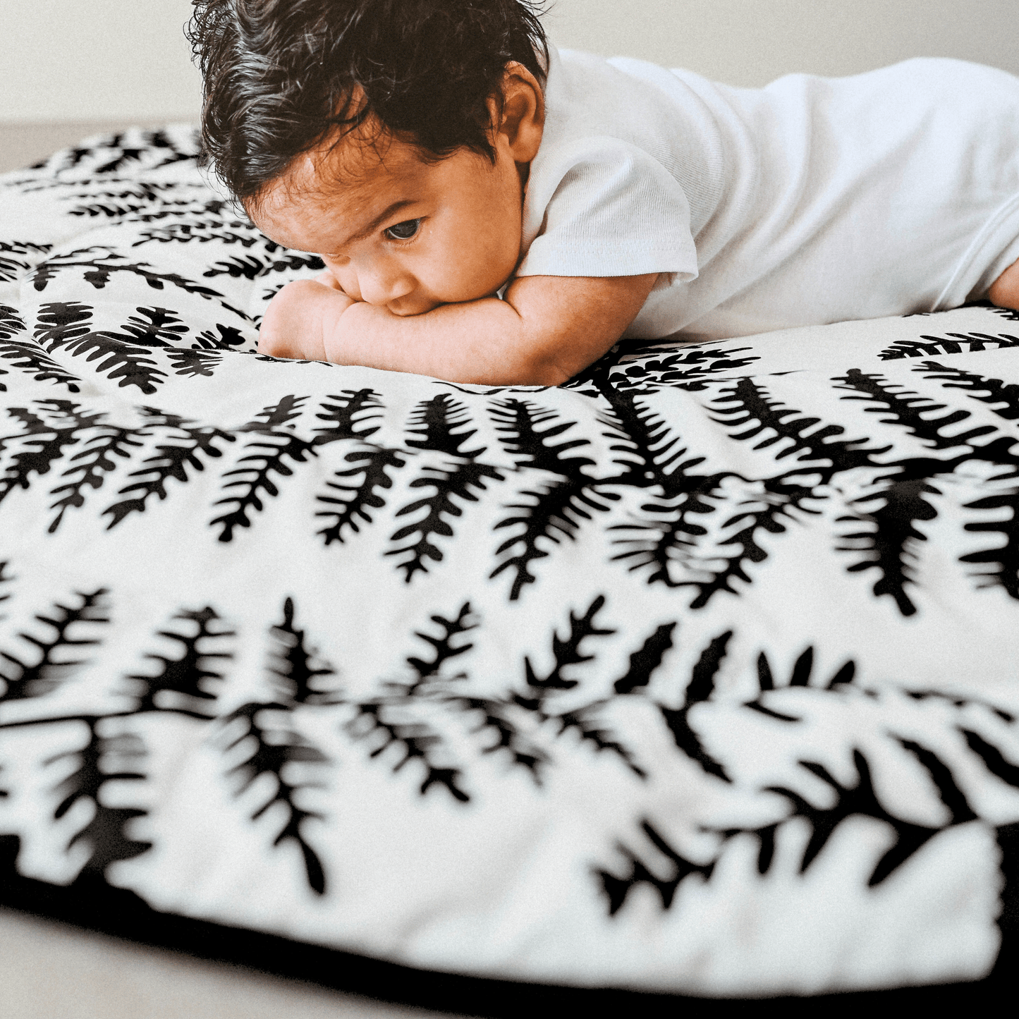 Etta Loves Sensory Reversible Baby Playmat - Plant Print