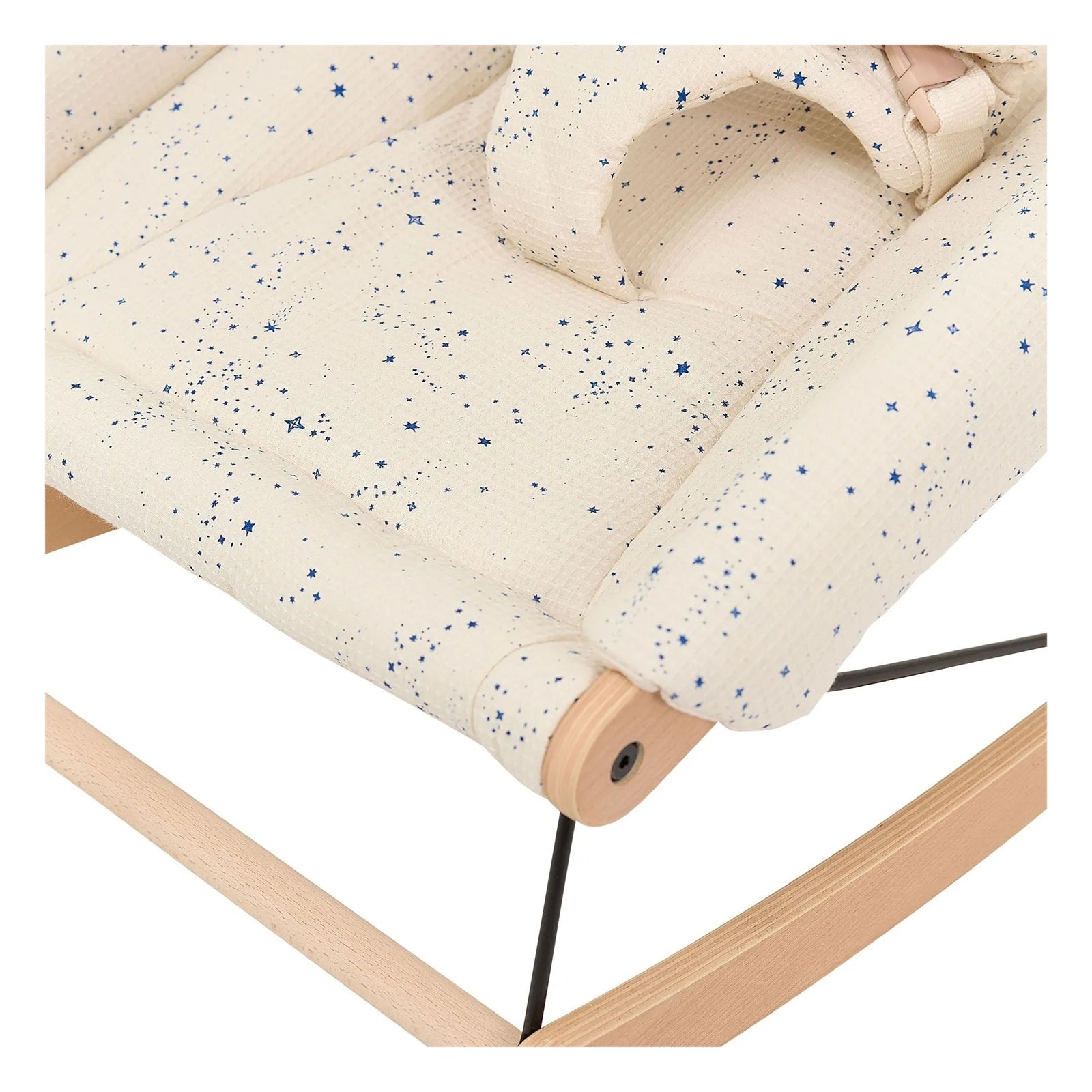 Nobodinoz Growing Green Baby Bouncer - Blue Milky Way
