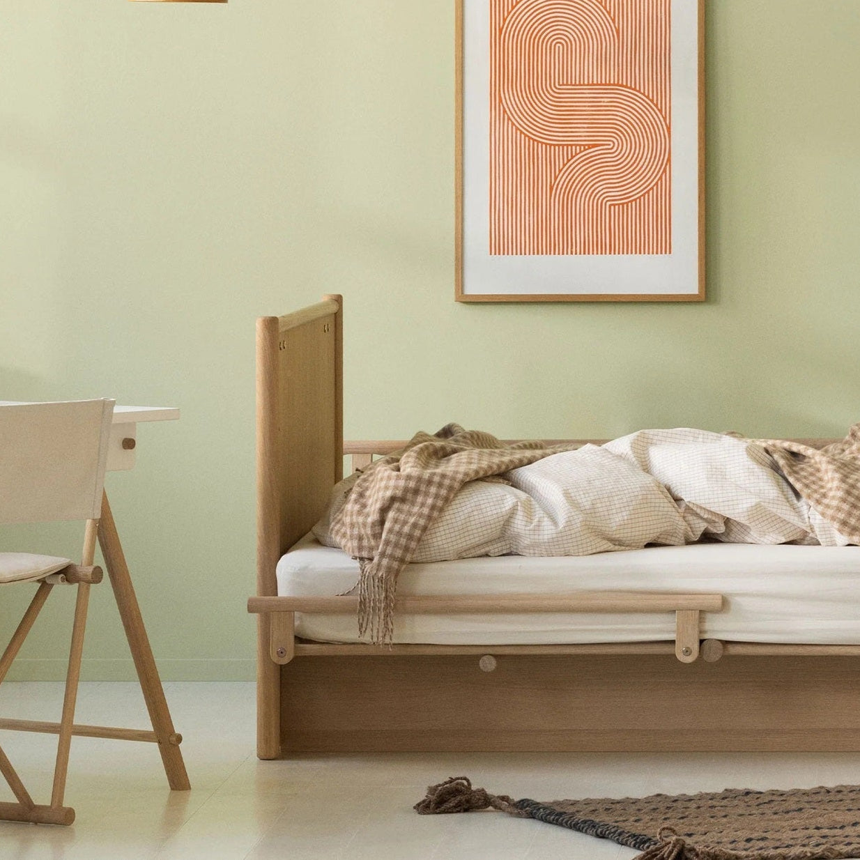Oliver Furniture Camp Novel Mattress Holders - 2 Pcs - Oak
