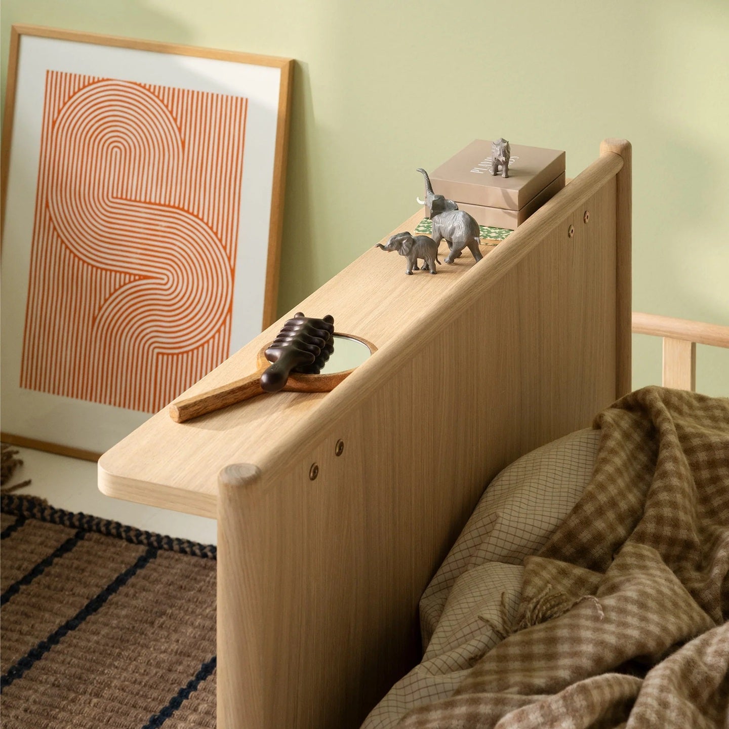 Oliver Furniture Camp Novel Bed Shelf - Oak