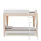 Oeuf NYC Perch Bunk Bed - White & Birch