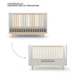 Oeuf NYC Rhea Cot Toddler Conversion Kit - White