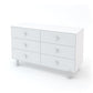Oeuf NYC Merlin 6 Drawer Dresser - Classic Legs (3 Colours Available)