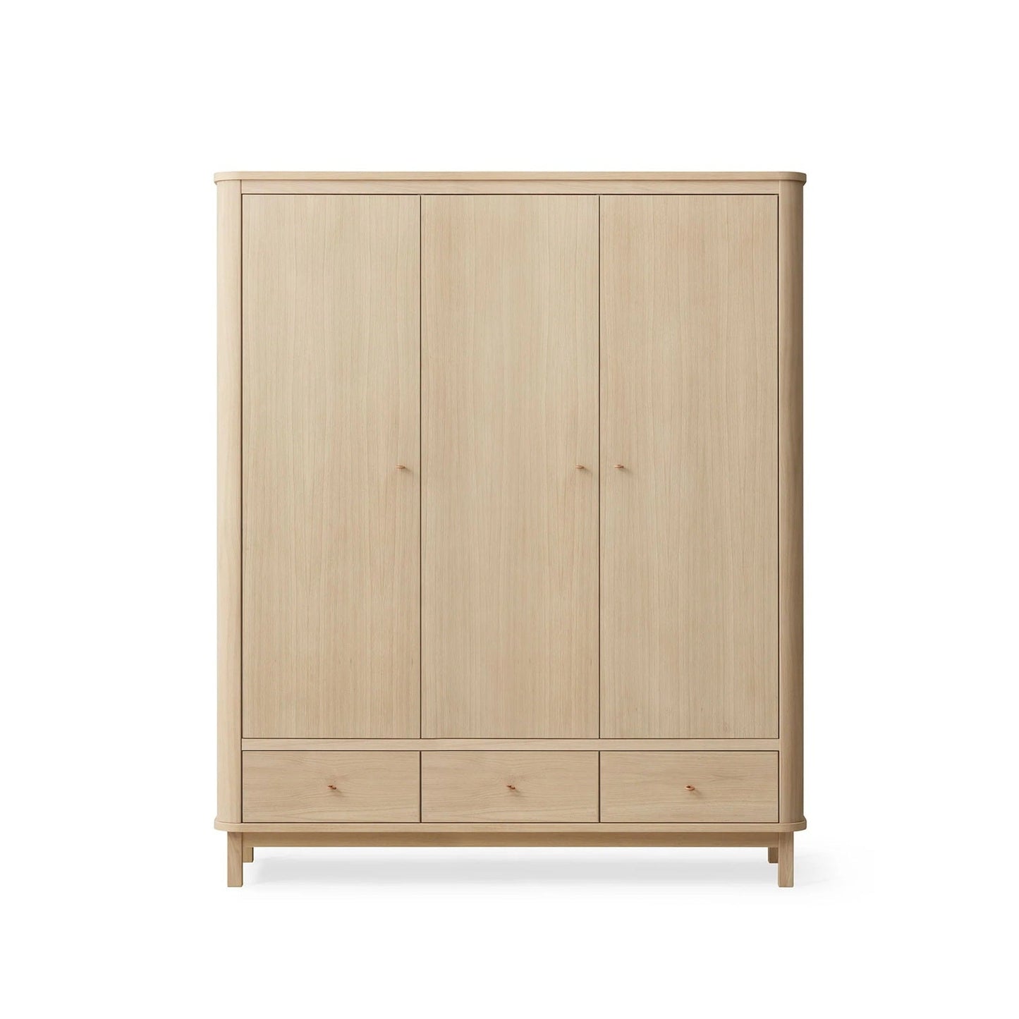 Oliver Furniture Wood Wardrobe - 3 Doors - Oak