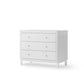 Oliver Furniture Wood Dresser - 3 Drawers - White