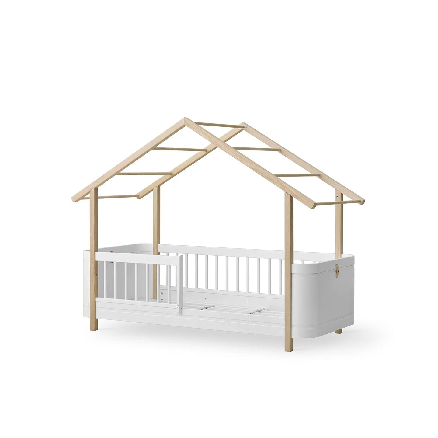 Oliver Furniture Wood Mini+ House Junior Bed - White/Oak