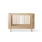 Oliver Furniture Wood Mini+ Cot Bed Incl. Junior Kit - Oak