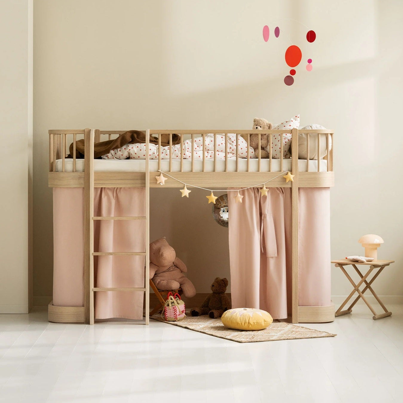 Oliver Furniture Wood Original Low Loft Bed - Oak