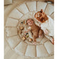 Play & Go Coco Organic Baby Playmat & Cocoon - Blue Stripes