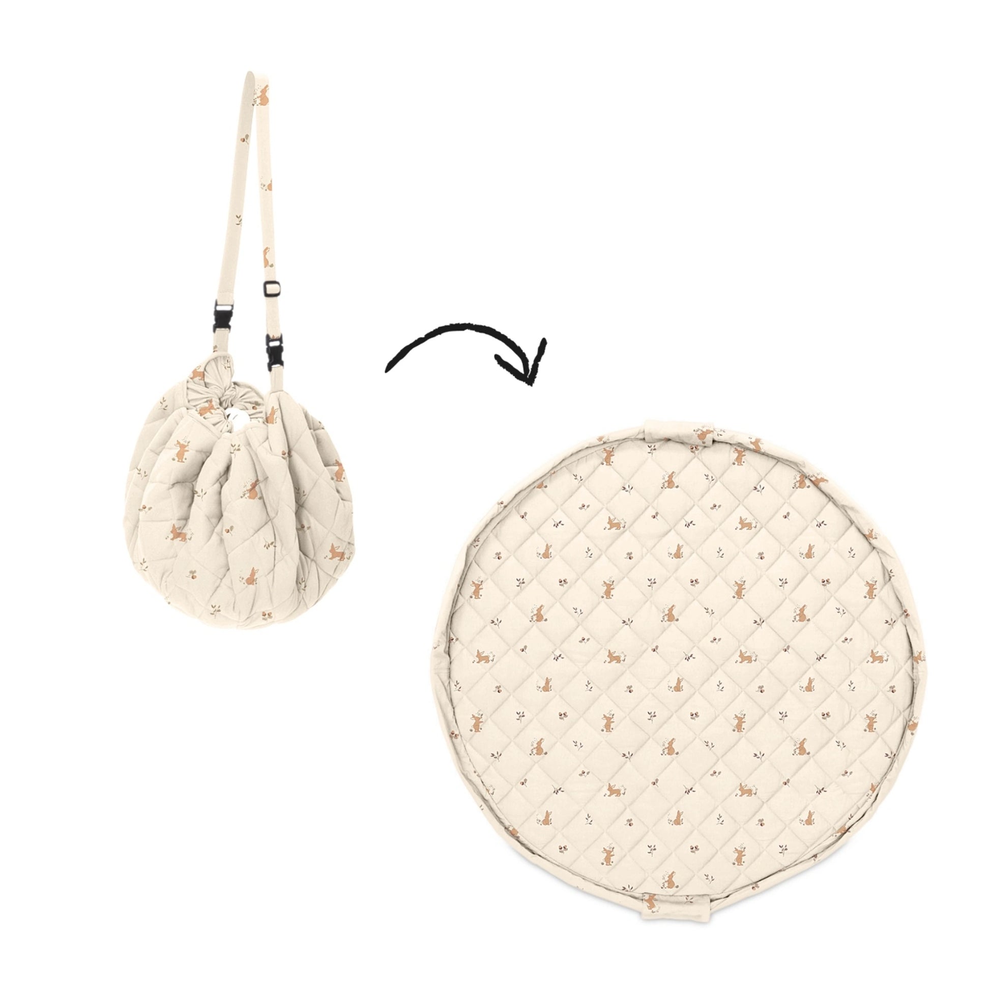 Play & Go Noomad Soft Playmat & Storage Bag - Rabbit