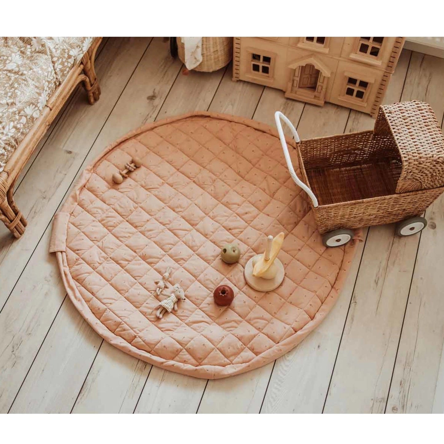 Play & Go Noomad Soft Playmat & Storage Bag - Fleuri
