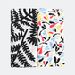Etta Loves Organic Muslin Cloths - 2 Pk - Plant Prints