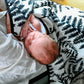 Etta Loves Muslin Baby Blanket - Plant Print