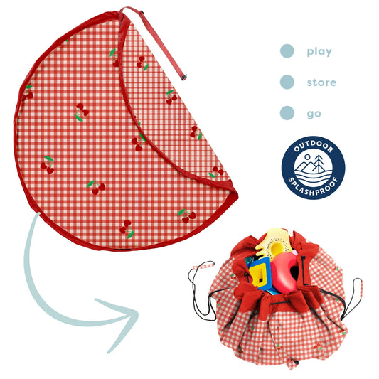 Play & Go Outdoor Playmat & Storage Bag - Cherry Picnic