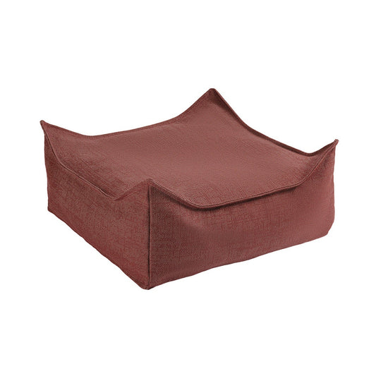 Wigiwama Outdoor Square Ottoman - Pomegranate