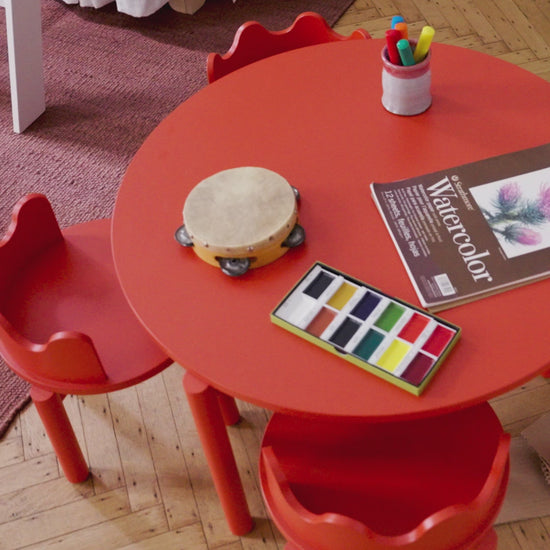 Oeuf NYC Moss Play Table - Tomato
