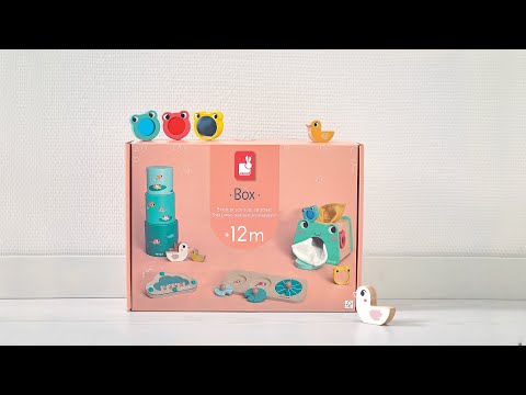 Janod Wooden Sensory Toy Box Set - Age 12 Months+
