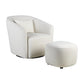Quax Gomi Swivel & Gliding Nursing Chair - Mohair Beige
