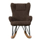 Quax De Luxe Kids Rocking Chair - Teddy/Bison