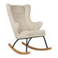 Quax De Luxe Adult Rocking Nursing Chair - Teddy/Sheep