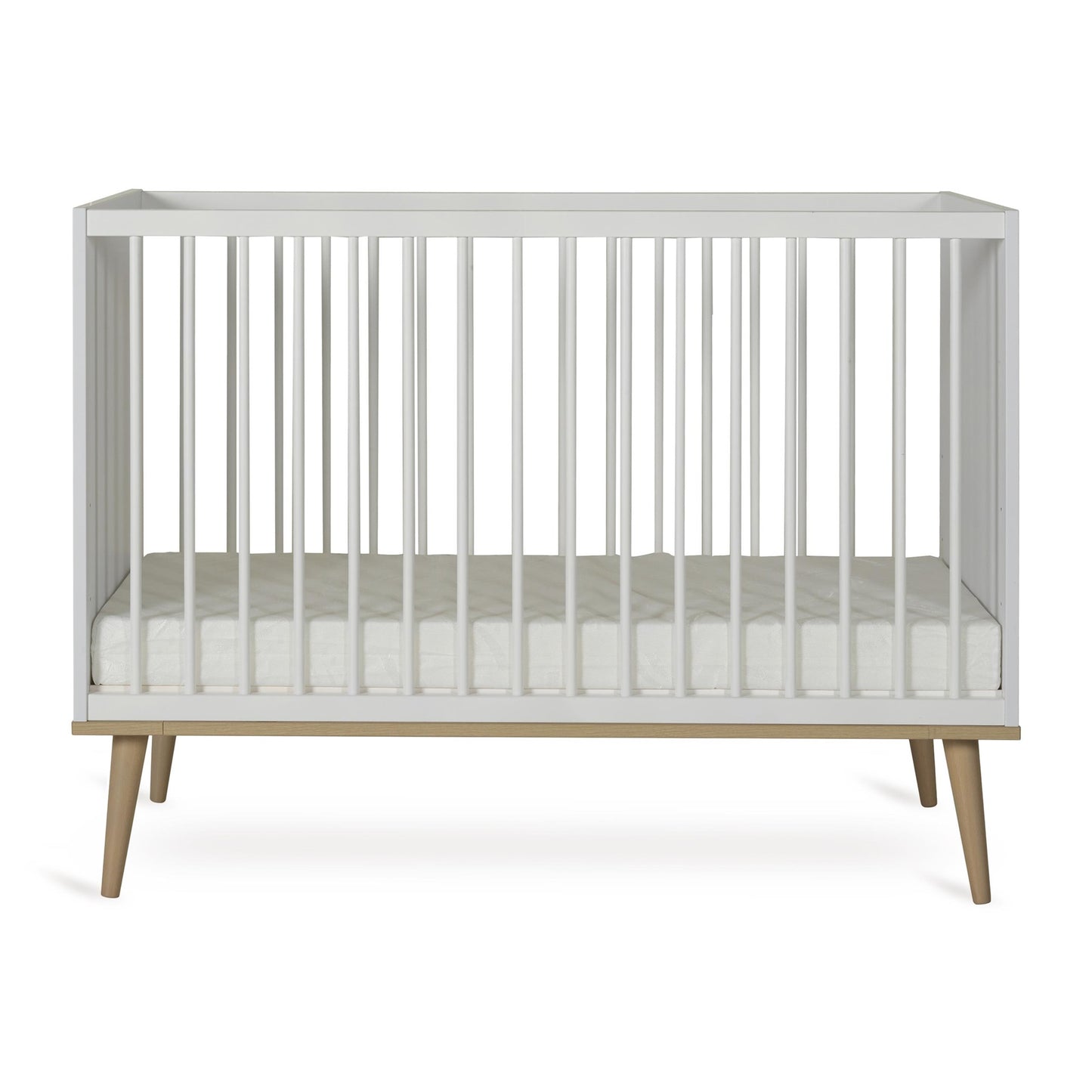 Quax Flow Cot - 120 x 60cm - White