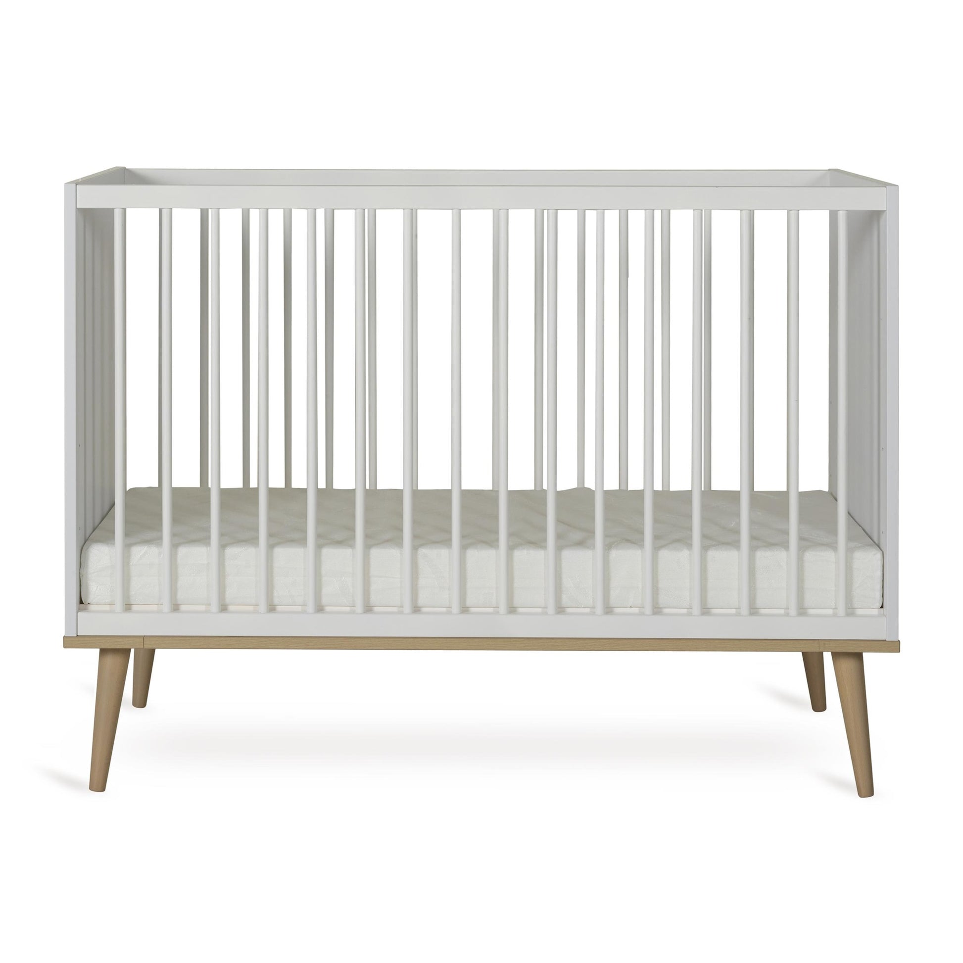 Quax Flow Cot - 120 x 60cm - White