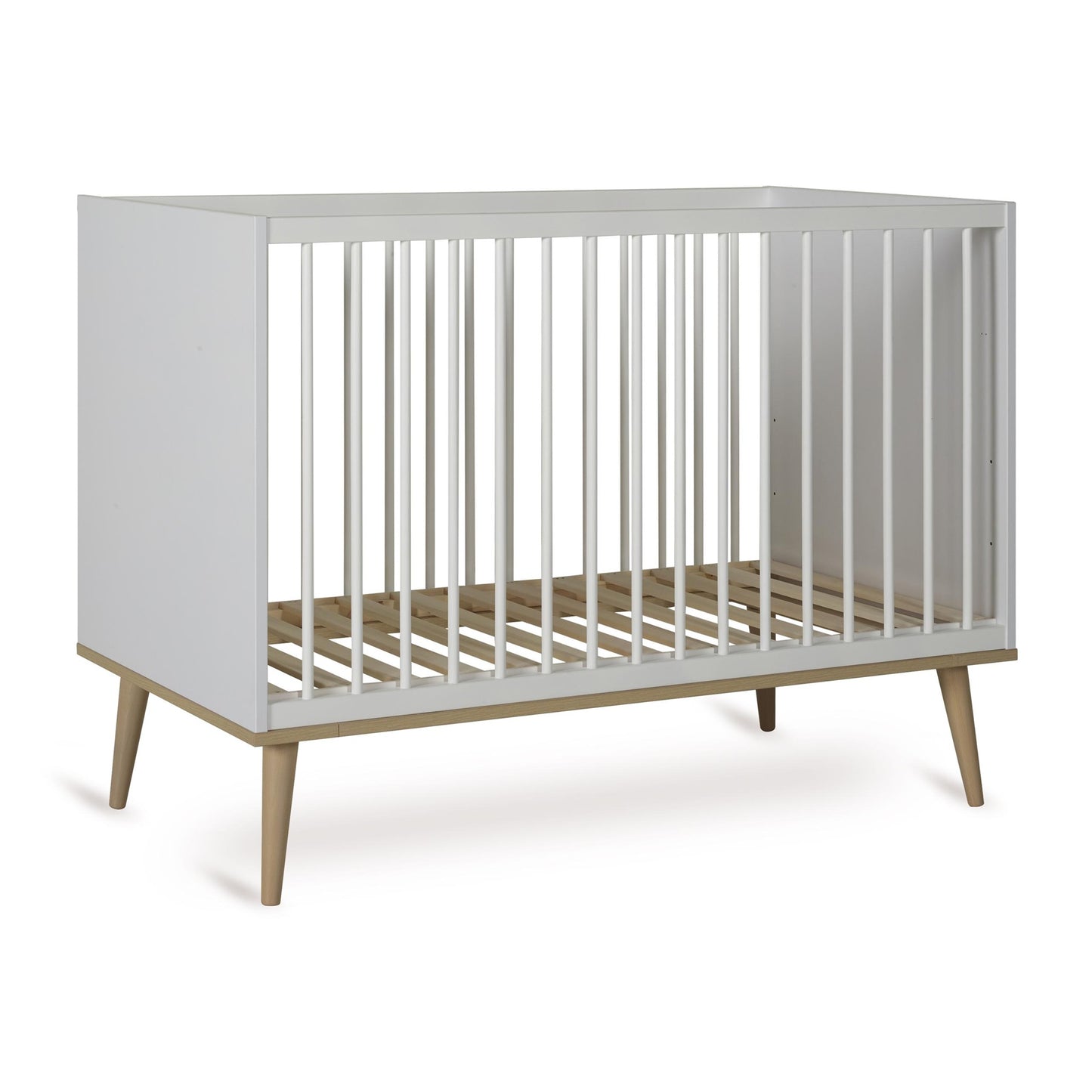 Quax Flow Cot - 120 x 60cm - White