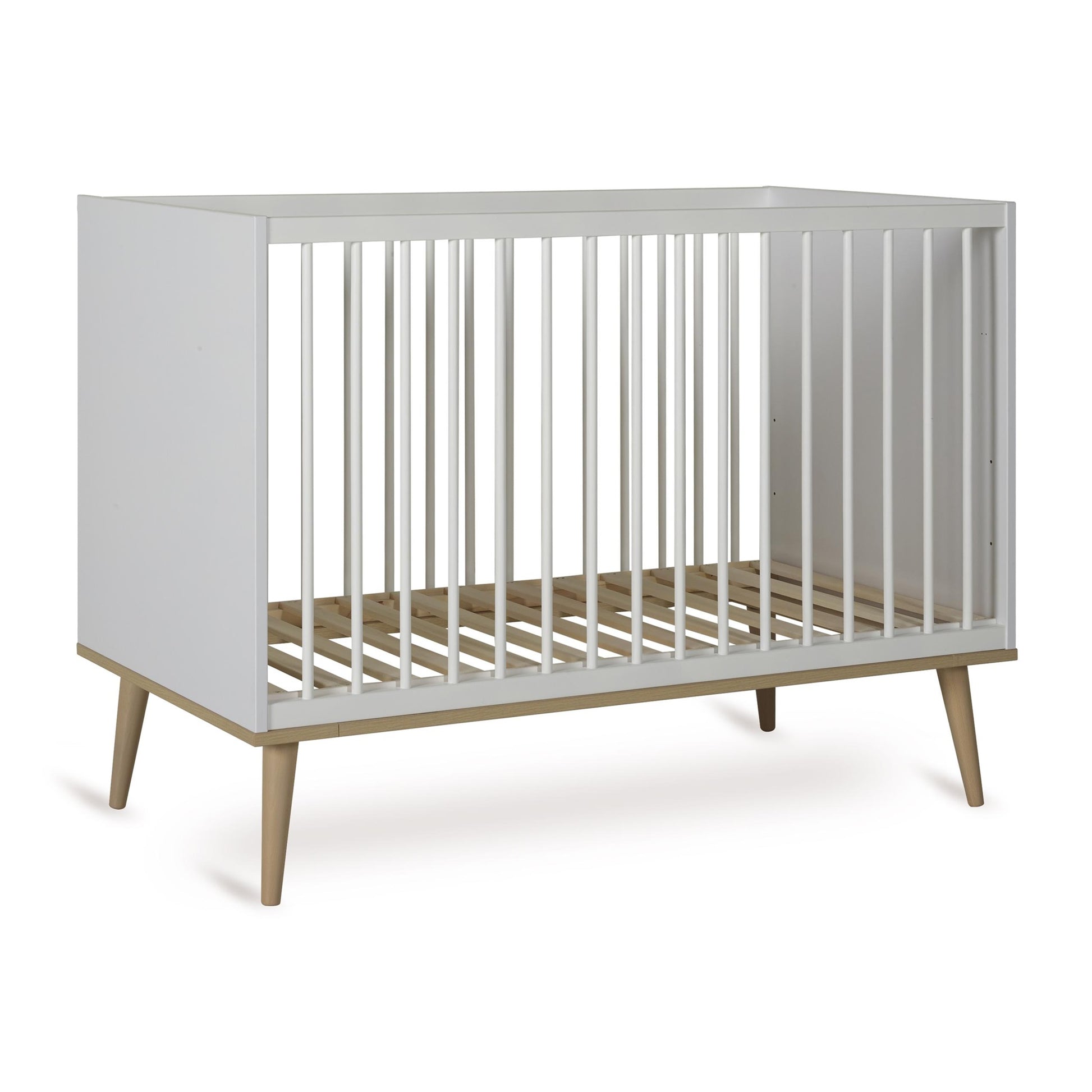 Quax Flow Cot - 120 x 60cm - White