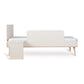 Quax Flow Convertible Cot Bed - 140 x 70 cm - Clay