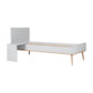 Quax Flow Convertible Cot Bed - 140 x 70 cm - White