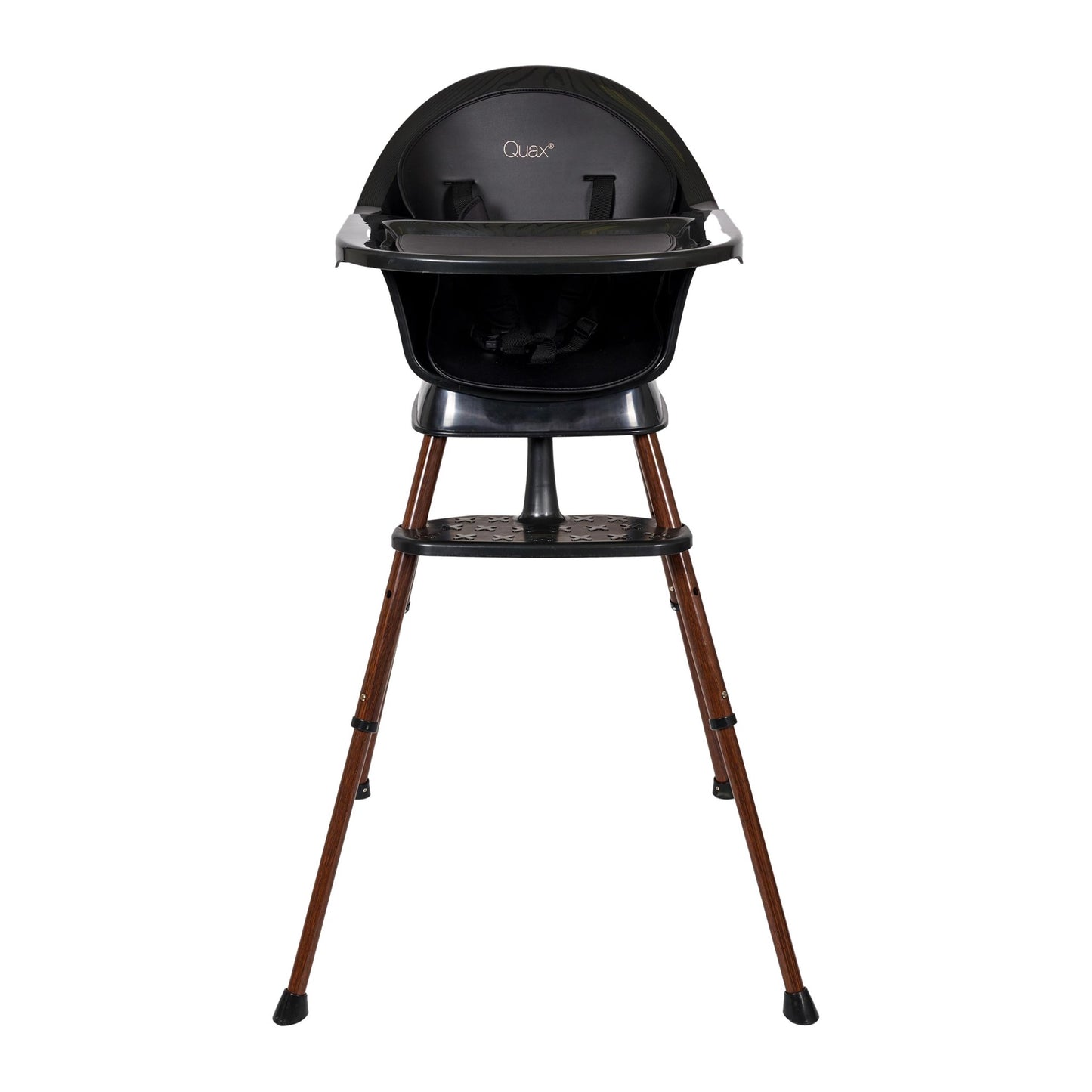 Quax Ultimo 3 Luxe Highchair - Black/Walnut