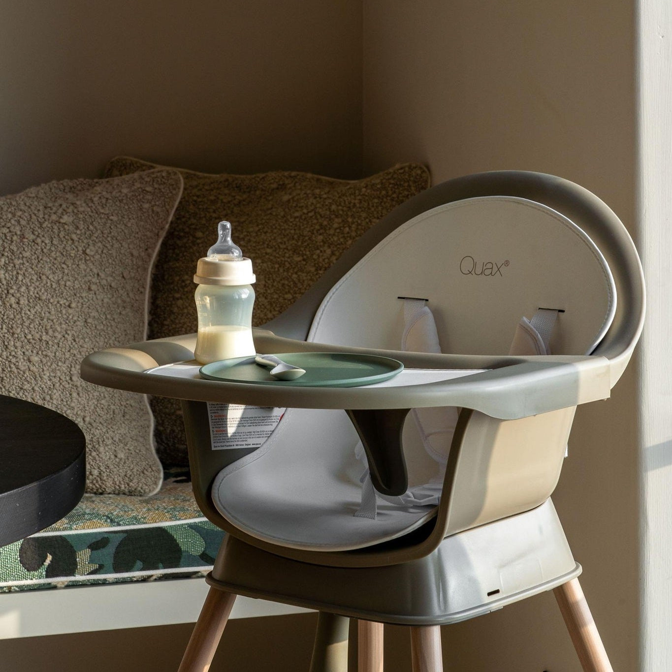 Quax Ultimo 3 Luxe Highchair - Thyme/Natural