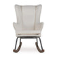 Quax De Luxe Adult Rocking Nursing Chair - Teddy/Cream