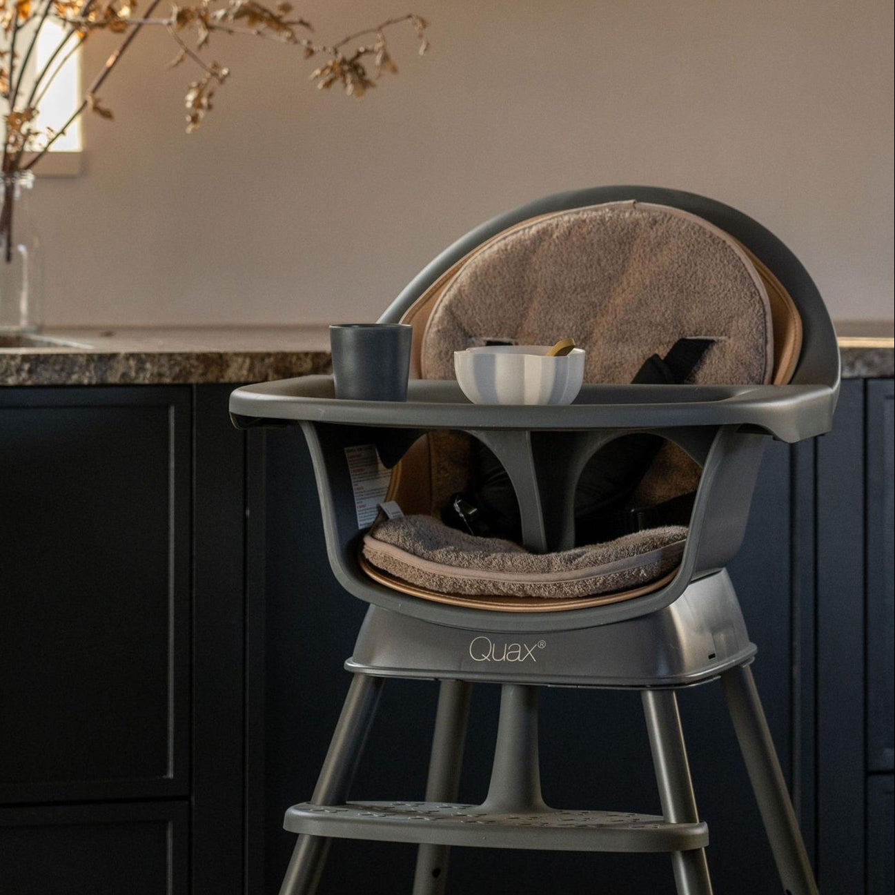 Quax Ultimo 3 Highchair Cushion/Reducer Pad - Coral