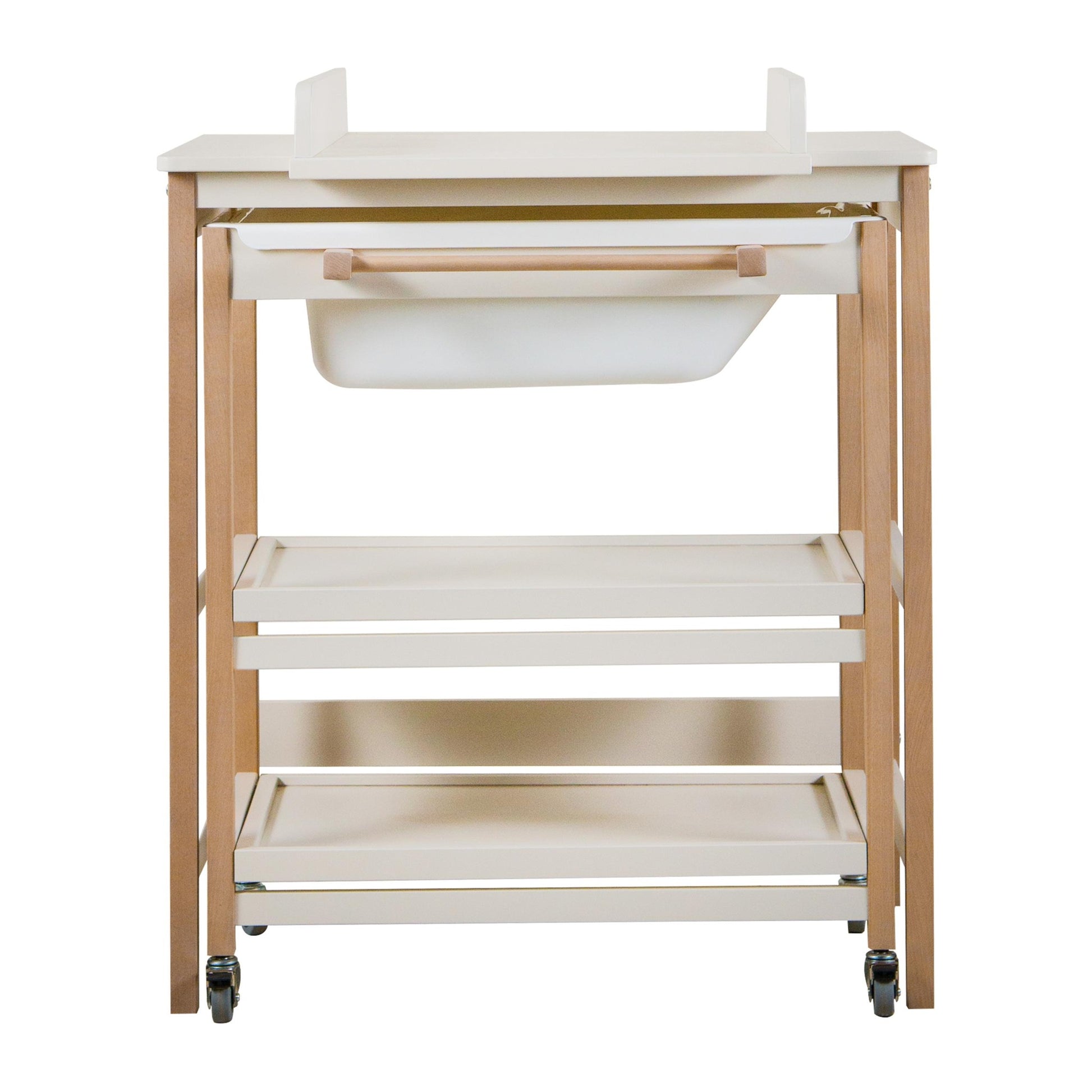 Quax Changing Table with Bath - Clay/Natural