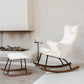 Quax De Luxe Adult Rocking Nursing Chair - Teddy/Cream
