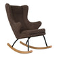 Quax De Luxe Adult Rocking Nursing Chair - Teddy/Bison