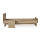 Quax Kyo Convertible Cot Bed - 120 x 70 cm - Honey Ash