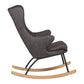 Quax De Luxe Adult Rocking Nursing Chair - Black