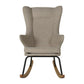 Quax De Luxe Adult Rocking Nursing Chair - Clay