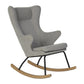 Quax De Luxe Adult Rocking Nursing Chair - Sand Grey