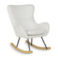 Quax Rocking Nursing Chair Basic - Bouclé/Cream Sheep