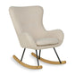 Quax Rocking Nursing Chair Basic - Bouclé/Sheep Beige