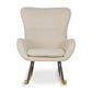 Quax Rocking Nursing Chair Basic - Bouclé/Sheep Beige