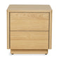 Quax Bedside Table - 2 Drawers - Natural Ash