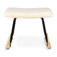 Quax Hocker Rocker Rocking Footstool - Basic/Nordic - Beige Sheep