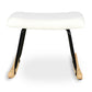 Quax Hocker Rocker Rocking Footstool - Basic/Nordic - Cream Sheep
