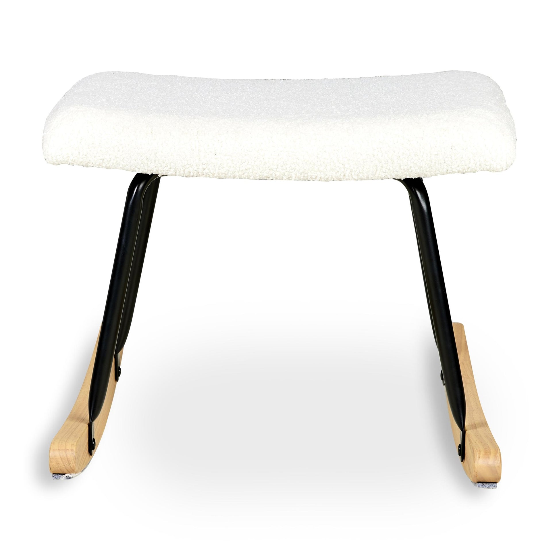 Quax Hocker Rocker Rocking Footstool - Basic/Nordic - Cream Sheep