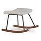 Quax Hocker Rocker Rocking Footstool - De Luxe - Teddy/Cream